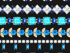 [유료소재] 주얼리 브러시 10종 (파랑)