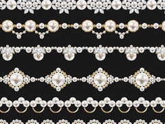 [유료소재] 주얼리 브러시 10종 (블랙, 화이트)