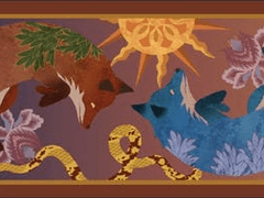 어린 왕자 울실크 머플러 작업