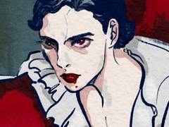 뱀파이어와의 인터뷰_영화 일러스트