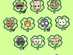 세봉이들 클로버 밭 키링도안