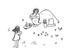 묘지에서 불어온 푸른 바람