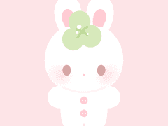 행복토끼 키링 도안