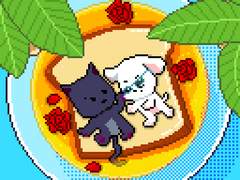 쥬빵이 여름휴가를 발리(?)로 간 거 같은데 이제 주스컵과 식빵튜브위에 있다면...