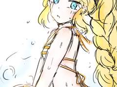 비치발리볼 니키 낙서