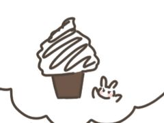 귀여운 만큼 휘핑크림 올려주세여🐰☕