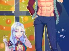 크리스마스 기념 일러스트 (인애+악야)