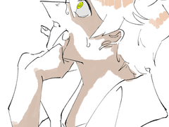 자캐+원피스 낙서