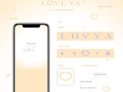 LOVE YA ! line yellow theme