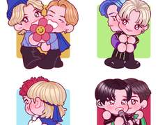 [팬아트] 스트레이 키즈 방찬, 필릭스