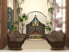 고풍스러운 응접실, 모험가 길드, 목재 도서관