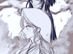 오마카세 러프한 흉상 2인 커미션