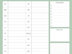 오뉴님 굿노트 속지(4종) / 수정본