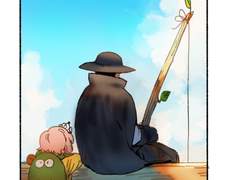 [합해파] 거꾸로 마을 가기 전에 싸운 벨이랑 도결문 날조 만화