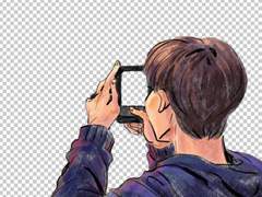 투명 포카 도안