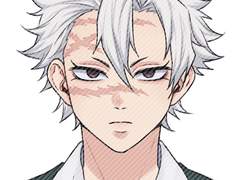 귀멸의칼날 증명사진 도안 (귀멸학원 사네미)