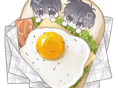 토스트 고정틀 커미션