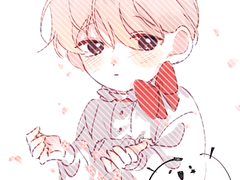 [유료도안]벚꽃 아기 핑문대 포토카드