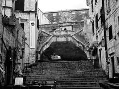 흑백사진_두브로브니크 계단