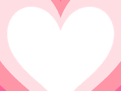 기본 하트 투명 포토카드 포카 도안 png 이미지