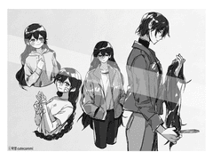 낙서 LD 반신 커미션 작업물