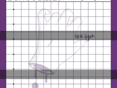 아토 하루키 생일 기념 떡메모지 도안