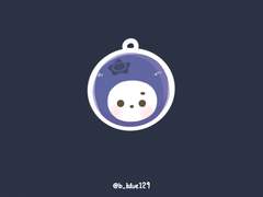 키링 도안 (블루벨휘.ver)