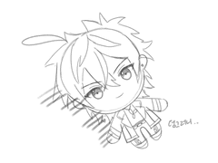 친구 그려줬던 앙스타 연성