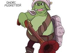 스파이로 더 드래곤 시리즈의 Gnorc Musketeer