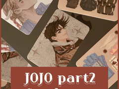 죠죠 비공식 굿즈 [포토카드 4종&엽서2종] 유료도안