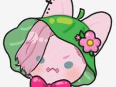 연꽃잎 모자 산즈 동물 맬렁이