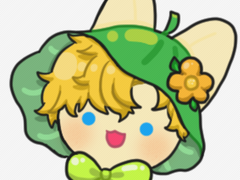 연꽃잎 모자 동물 맬렁이 타케미치