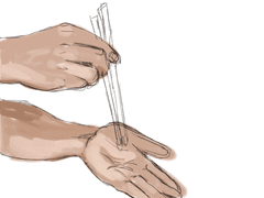 크로키 손발 채색