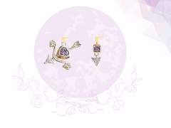 휘틀로 다이우스 귀걸이B