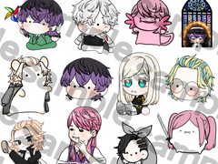 도리벤 맬렁이 낙서 스티커 모음