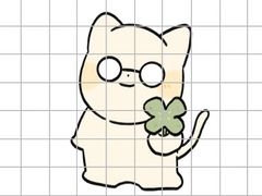 원우(흰냥이) 도안