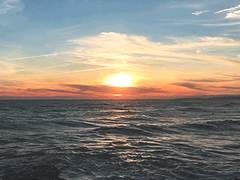 선홍의 붉은 태양