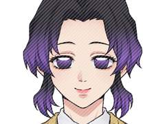 귀멸의칼날 증명사진 도안 (귀멸학원 시노부)