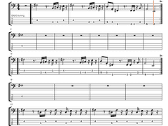 [야매 베이스 악보] Liam Gallagher-Diamond In The Dark