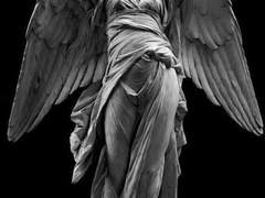 그는 천사의 날개만 달았을 뿐이다.