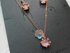 한결 귀걸이 목걸이 세트