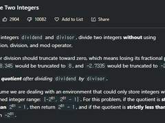 [2022.05.30] 29. Divide Two Integers