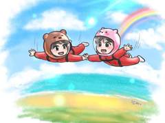 뷔진데이트기념 그린것들~