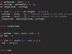 Sliding Window Algorithm