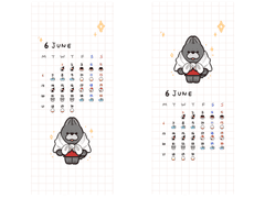 SSG랜더스 6월 일정 배경화면