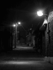 달도 별도 없는 흐린 밤