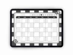 [전자노트] 반투명몽글(Checker board) 다이어리 속지