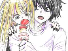 [데스노트] 엘미사 낙서 모음