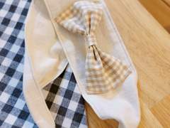 핸드메이드 리본 헤어밴드 / 아이보리