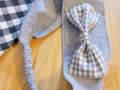 핸드메이드 리본 헤어밴드 / 블루